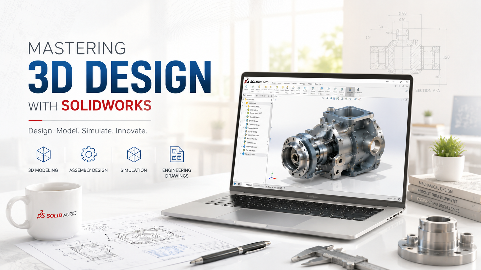 Mastering 3D Design with Solid Works