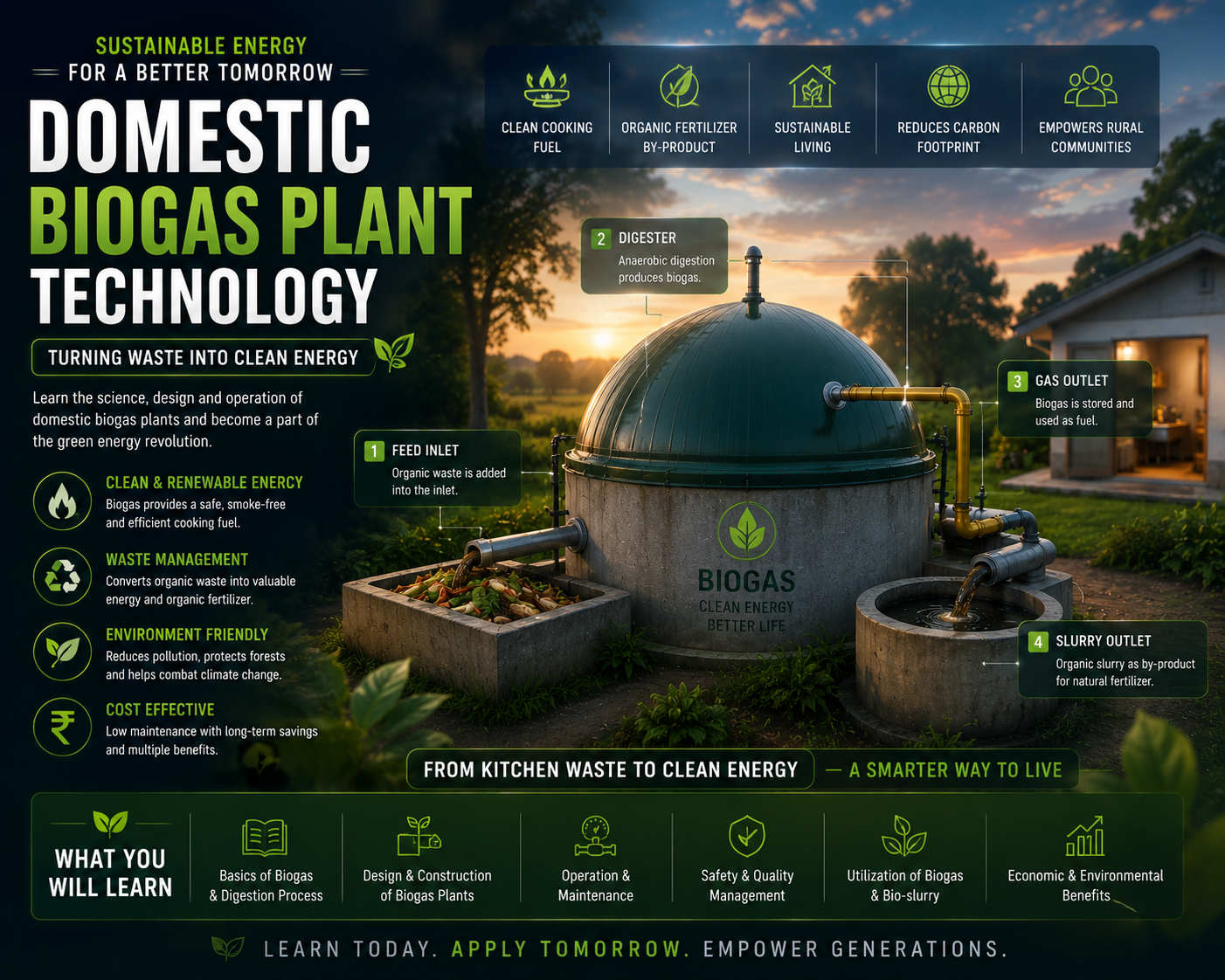 Domestic Biogas Plant Technology