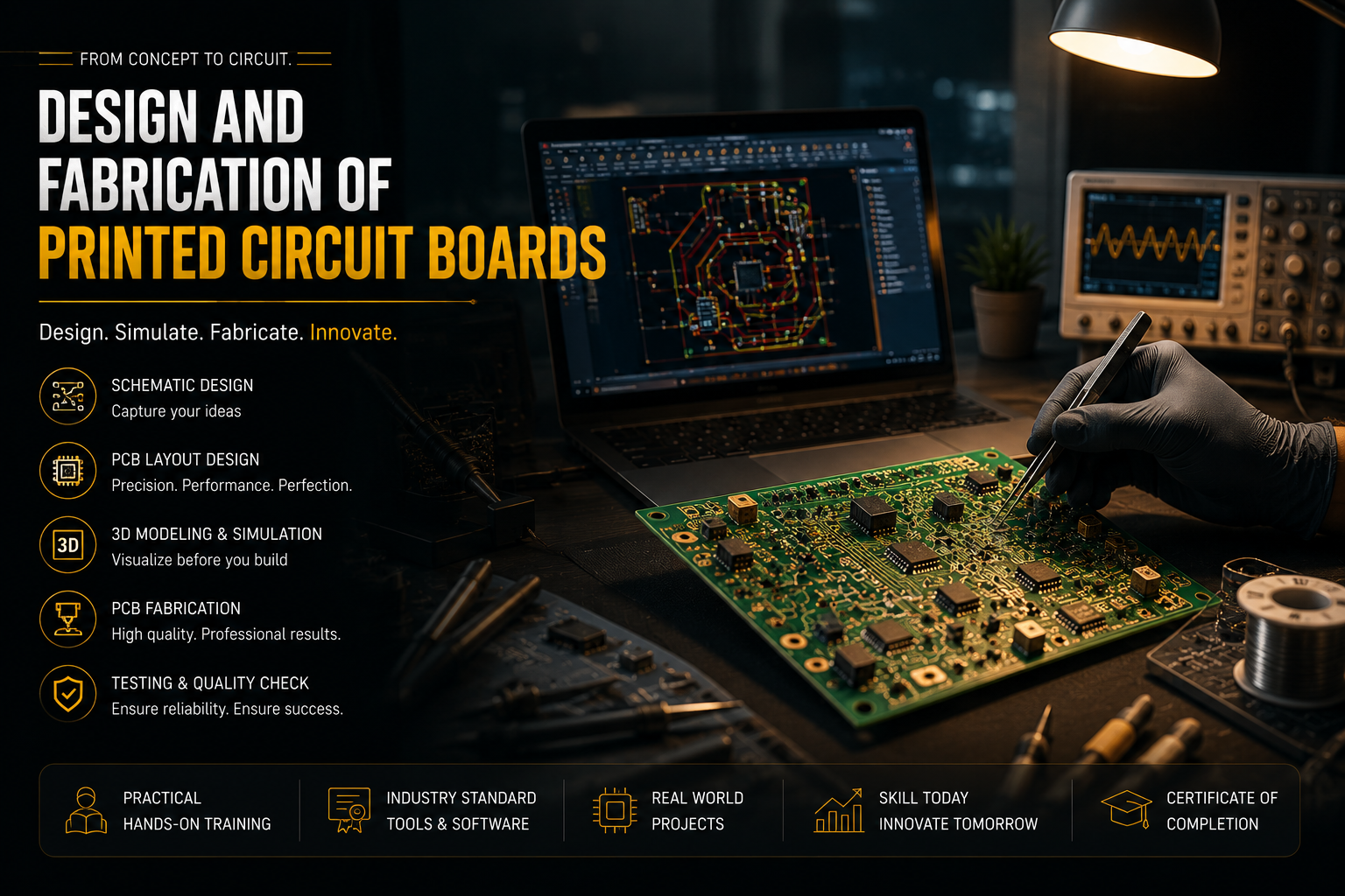 Design and Fabrication of Printed Circuit Boards