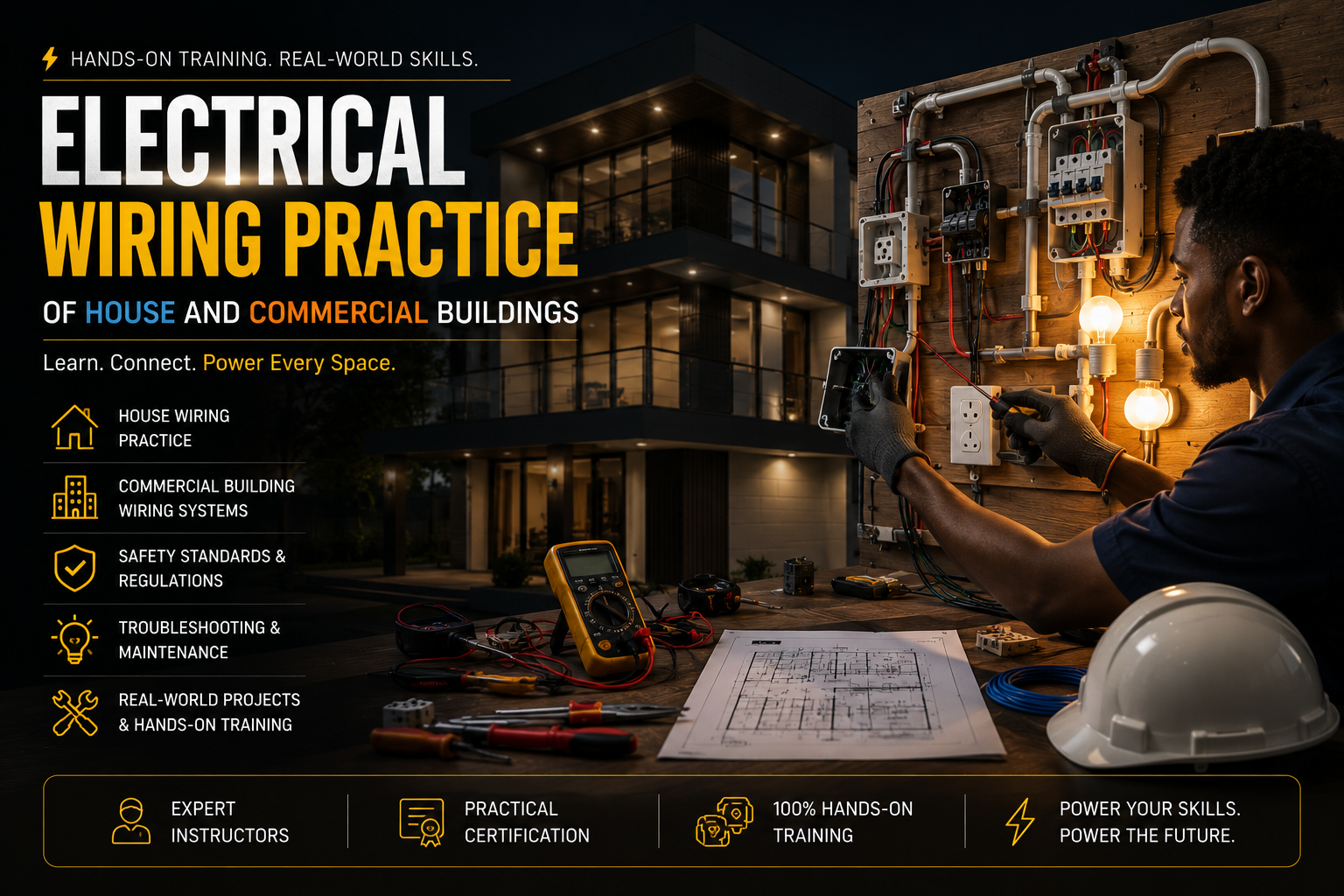 Electrical Wiring Practice of House and Commercial Buildings (Small Factories)